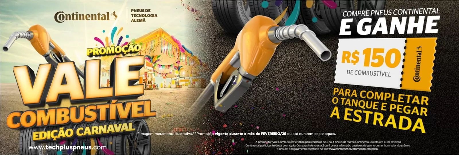 Banner Fevereiro 2026 TechPlus Pneus